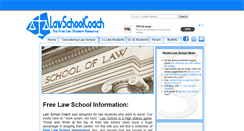 Desktop Screenshot of law-schoolcoach.com